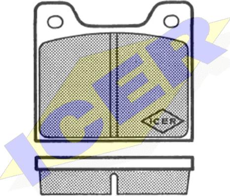 Icer 180285 - Komplet Pločica, disk-kočnica www.molydon.hr