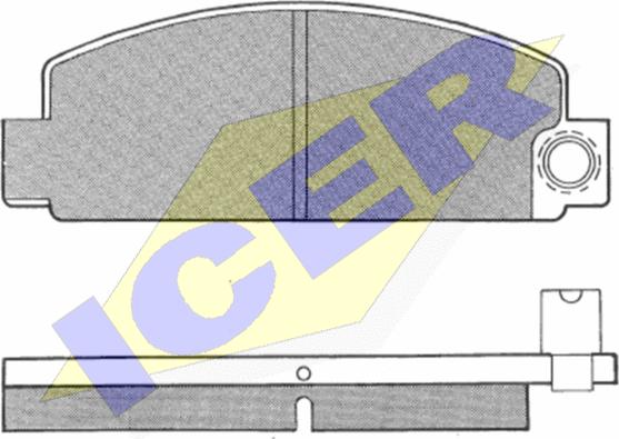 Icer 180236 - Komplet Pločica, disk-kočnica www.molydon.hr