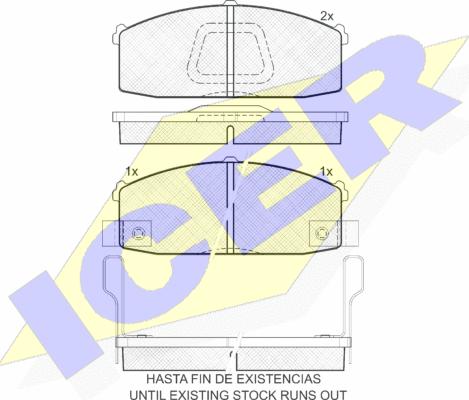 Icer 180792 - Komplet Pločica, disk-kočnica www.molydon.hr