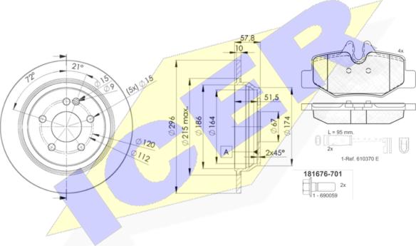 Icer 31676-0416 - Komplet kočnica, disk-kočnica www.molydon.hr