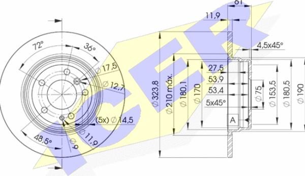 Icer 78BD9900-2 - Kočioni disk www.molydon.hr