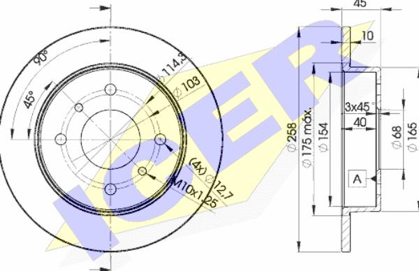 Icer 78BD9901-2 - Kočioni disk www.molydon.hr