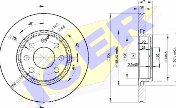 Icer 78BD9046-2 - Kočioni disk www.molydon.hr