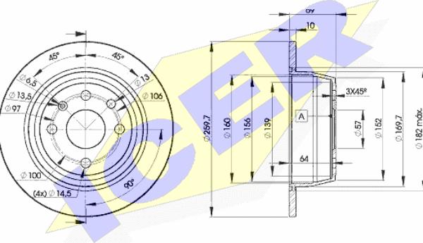 Icer 78BD9041-2 - Kočioni disk www.molydon.hr