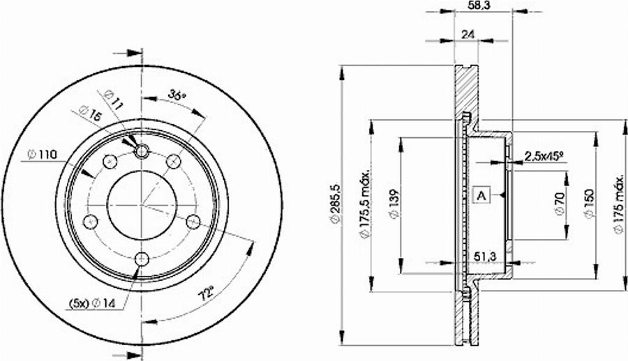 Icer 78BD9054 - Kočioni disk www.molydon.hr