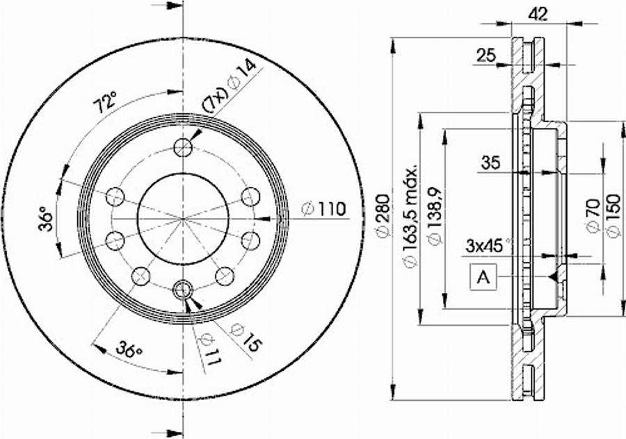 Icer 78BD9060 - Komplet kočnica, disk-kočnica www.molydon.hr