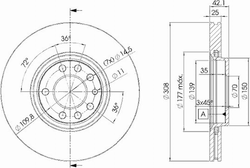 Icer 78BD9061 - Kočioni disk www.molydon.hr