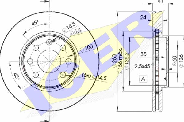 Icer 78BD9000-2 - Kočioni disk www.molydon.hr