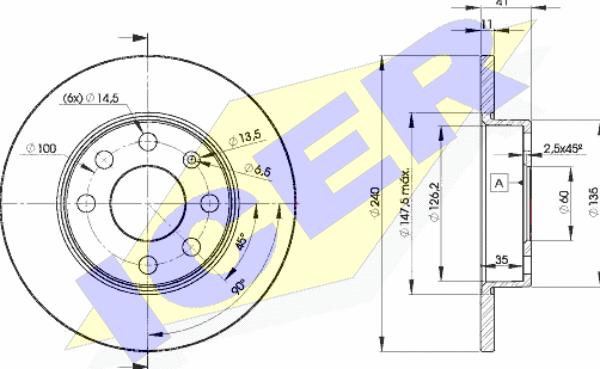 Icer 78BD9020-2 - Kočioni disk www.molydon.hr