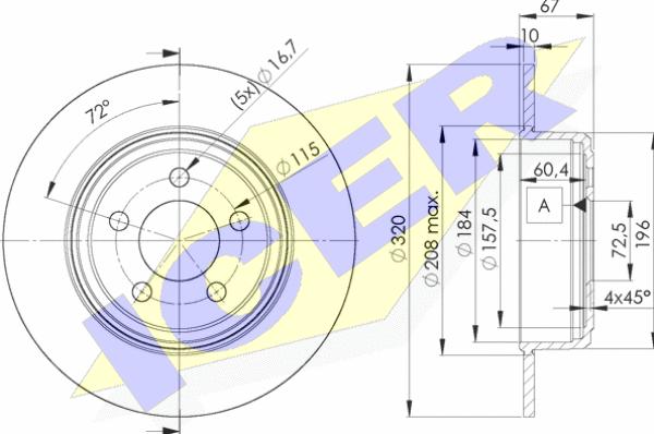 Icer 78BD9198-2 - Kočioni disk www.molydon.hr