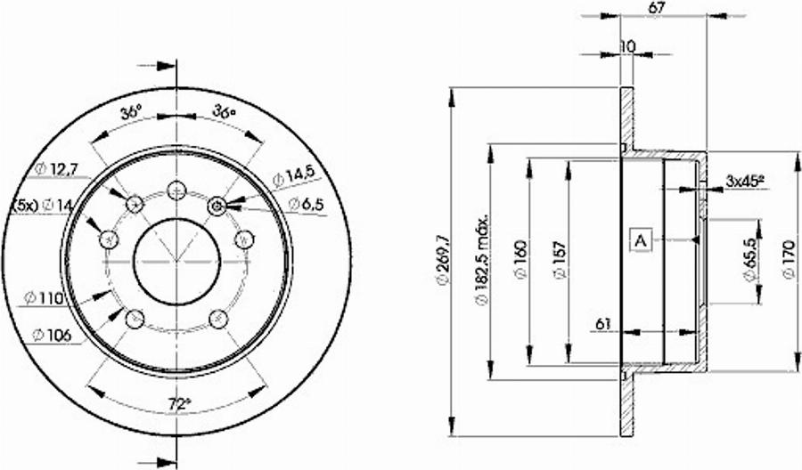 Icer 78BD9101 - Kočioni disk www.molydon.hr