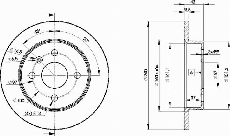 Icer 78BD9108 - Kočioni disk www.molydon.hr