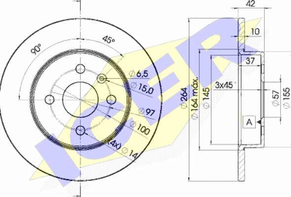 Icer 78BD9116-2 - Kočioni disk www.molydon.hr