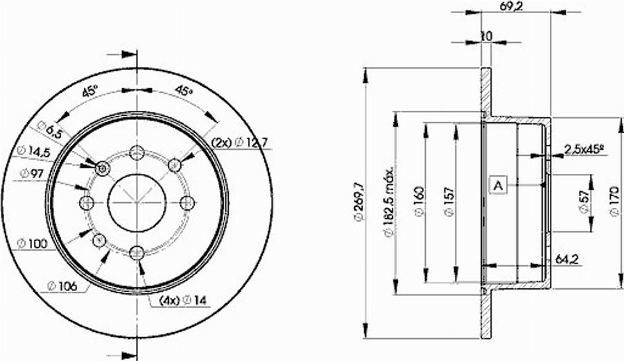 Icer 78BD9209 - Kočioni disk www.molydon.hr