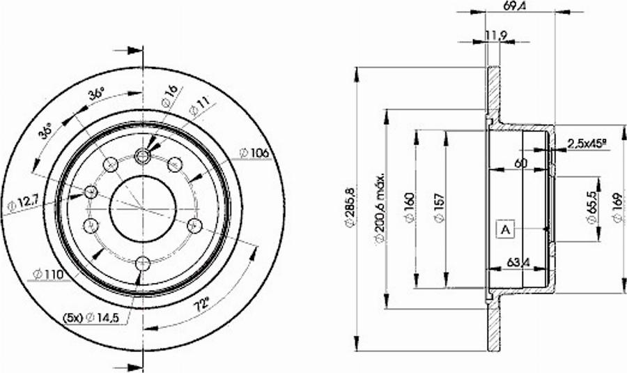 Icer 78BD9211 - Kočioni disk www.molydon.hr