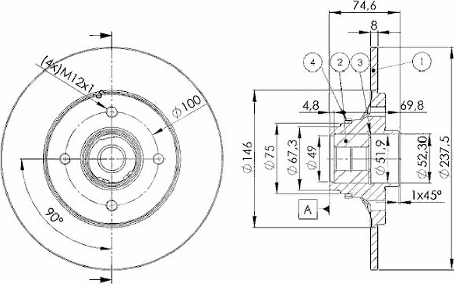 Icer 78BD4901 - Kočioni disk www.molydon.hr