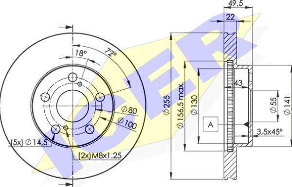 Icer 78BD4413-2 - Kočioni disk www.molydon.hr