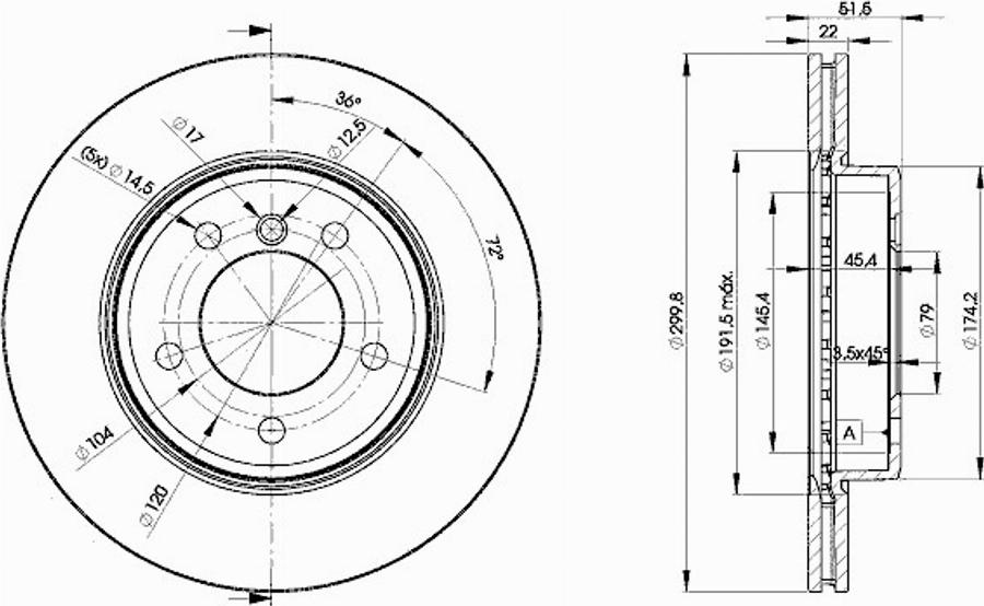 Icer 78BD4539 - Kočioni disk www.molydon.hr