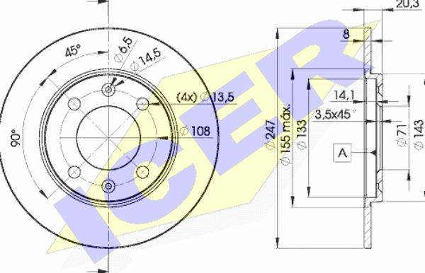 Icer 78BD4699-2 - Kočioni disk www.molydon.hr