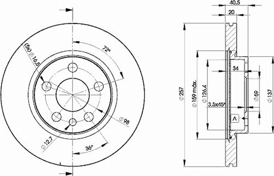 Icer 78BD4683 - Kočioni disk www.molydon.hr