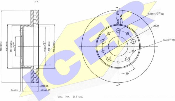 Icer 78BD4622-1 - Kočioni disk www.molydon.hr