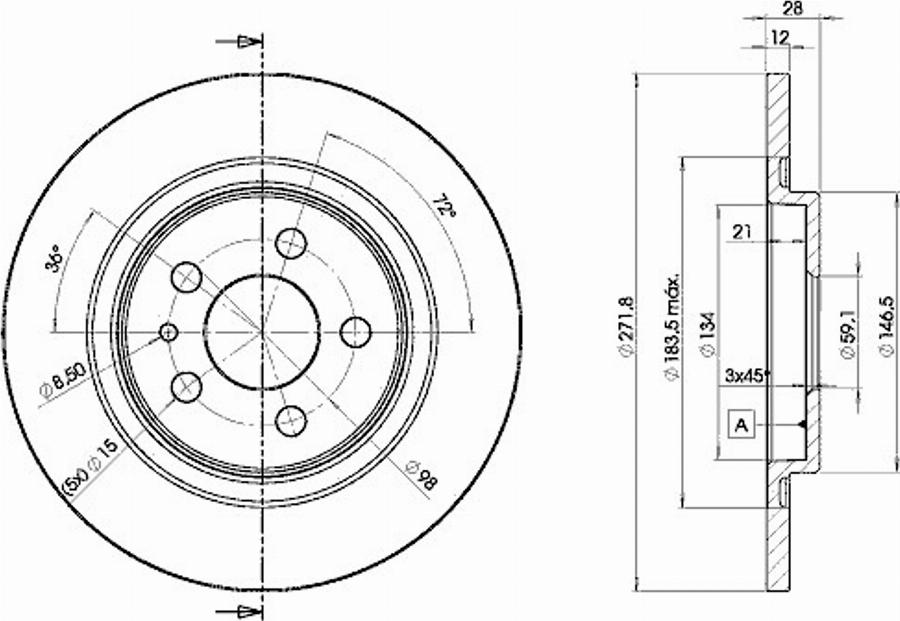 Icer 78BD4679 - Kočioni disk www.molydon.hr