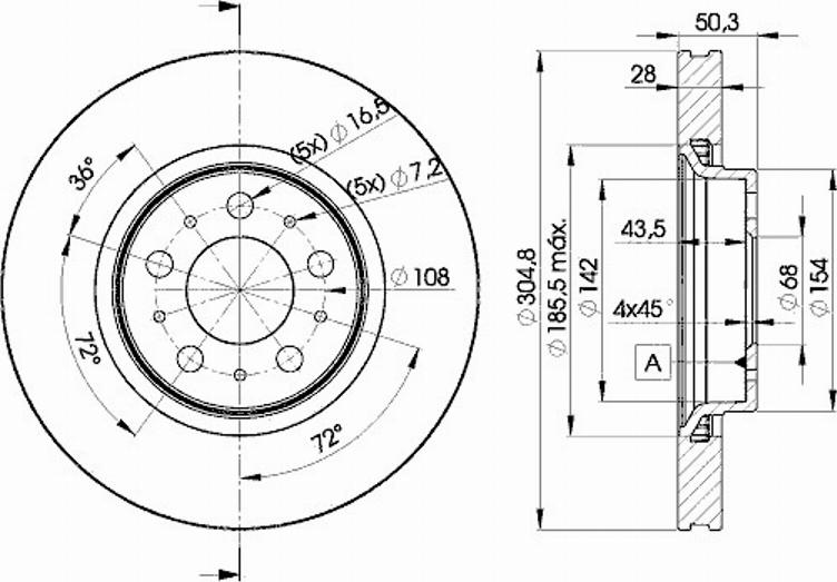 Icer 78BD4045 - Kočioni disk www.molydon.hr