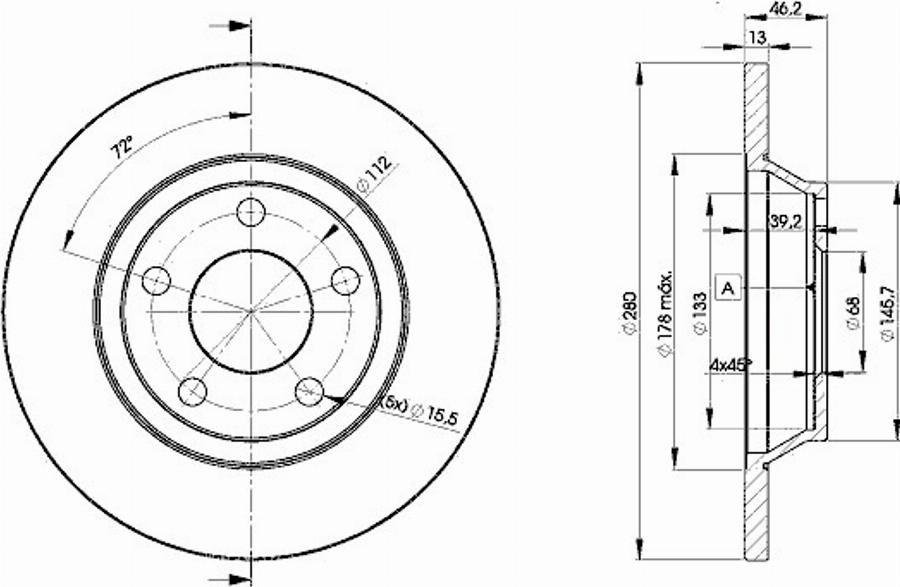 Icer 78BD4064 - Kočioni disk www.molydon.hr