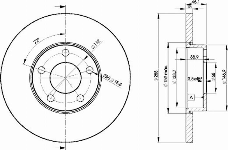 Icer 78BD4061 - Kočioni disk www.molydon.hr