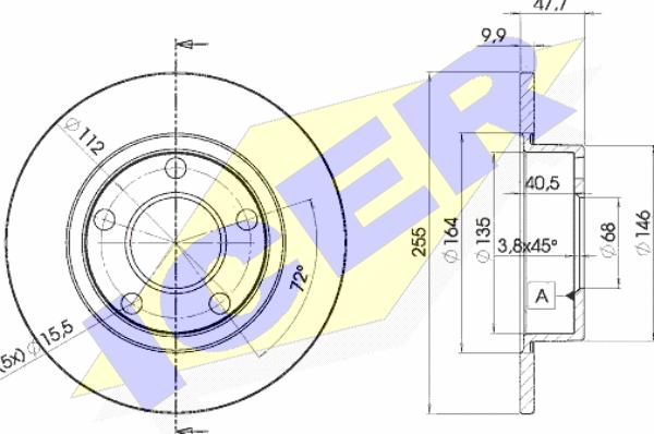 Icer 78BD4062-2 - Kočioni disk www.molydon.hr