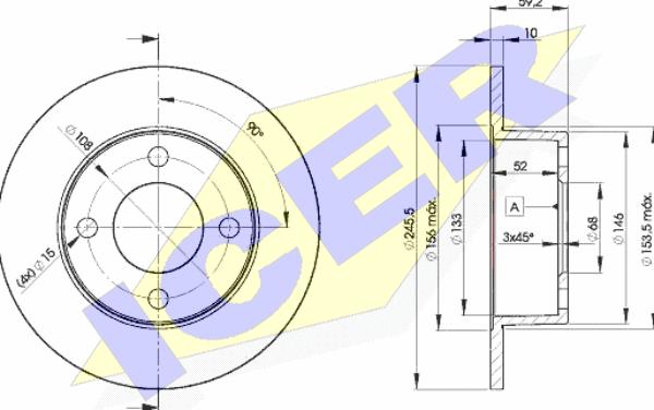 Icer 78BD4010-2 - Kočioni disk www.molydon.hr