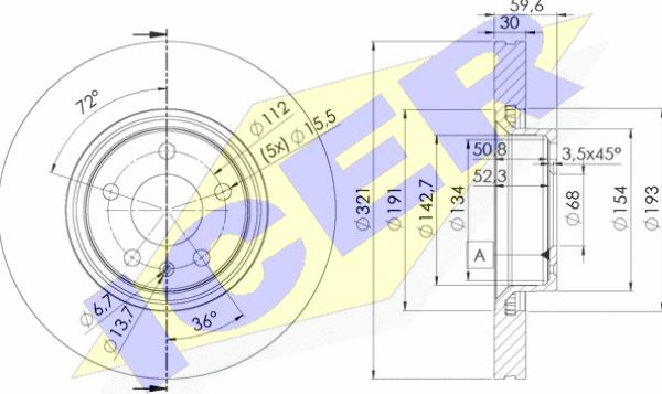 Icer 78BD4085-2 - Kočioni disk www.molydon.hr