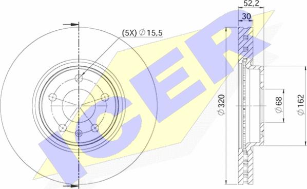 Icer 78BD4039-2 - Kočioni disk www.molydon.hr