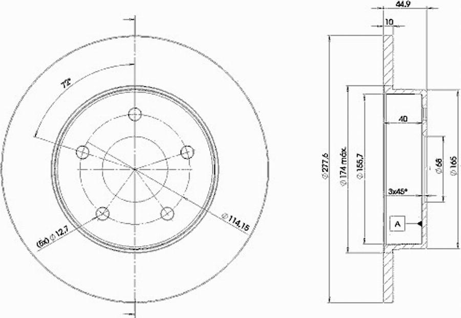 Icer 78BD4101 - Kočioni disk www.molydon.hr