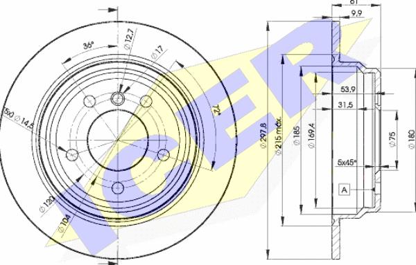 Icer 78BD4129-2 - Kočioni disk www.molydon.hr