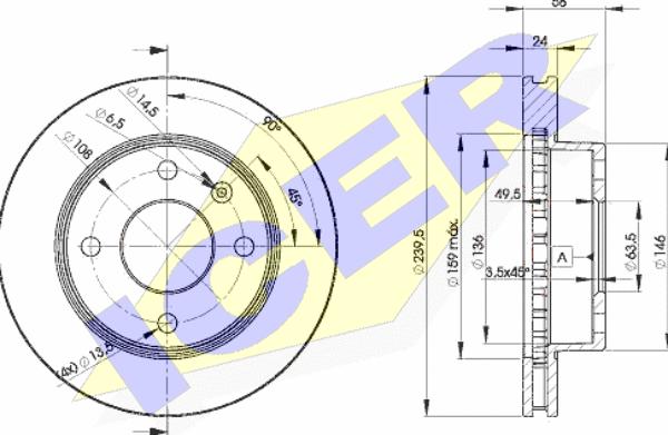 Icer 78BD4844-2 - Kočioni disk www.molydon.hr