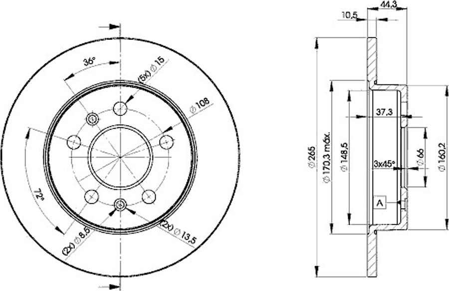 Icer 78BD4296 - Kočioni disk www.molydon.hr