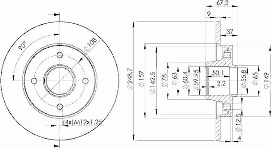 Icer 78BD4744 - Kočioni disk www.molydon.hr