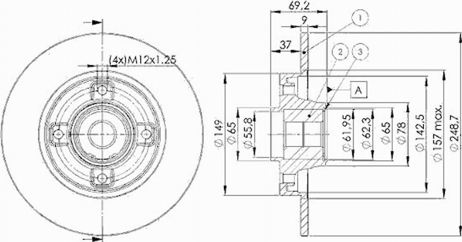 Icer 78BD4745 - Kočioni disk www.molydon.hr