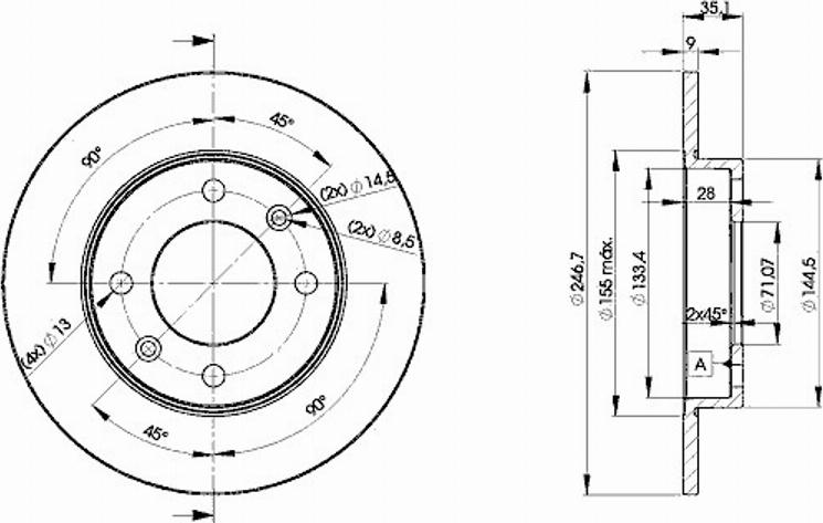 Icer 78BD4746 - Kočioni disk www.molydon.hr