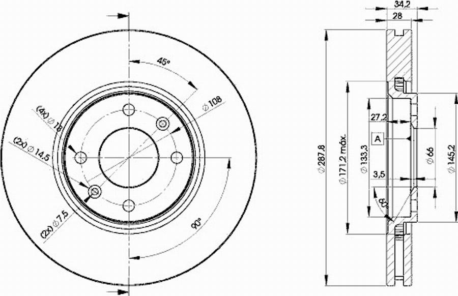 Icer 78BD4753 - Kočioni disk www.molydon.hr