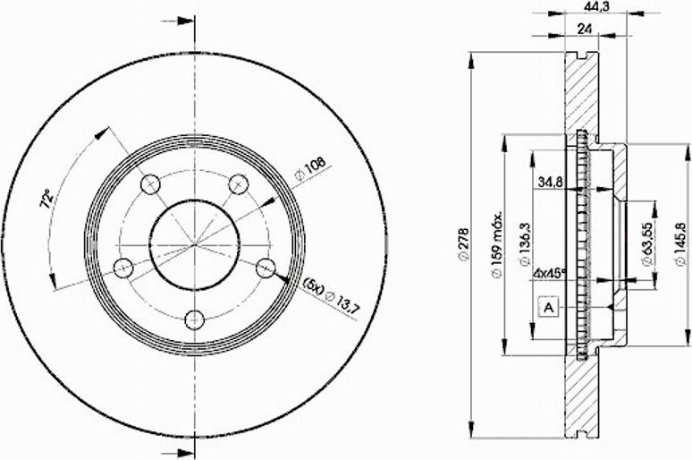 Icer 78BD5980 - Kočioni disk www.molydon.hr