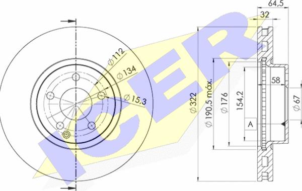 Icer 78BD5558-2 - Kočioni disk www.molydon.hr