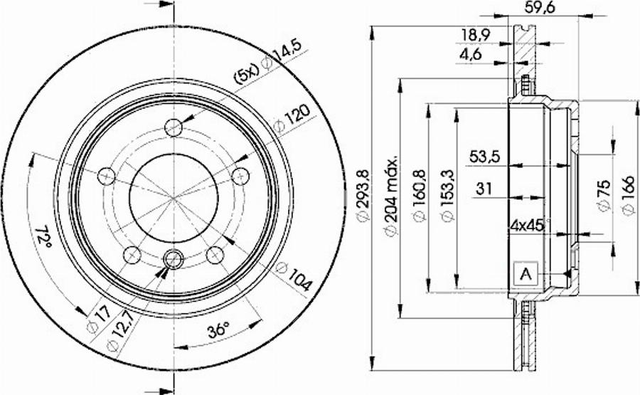 Icer 78BD5563 - Kočioni disk www.molydon.hr