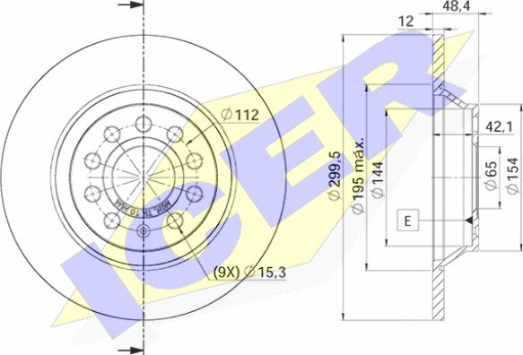 Icer 78BD5642-2 - Kočioni disk www.molydon.hr