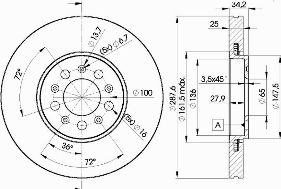 Icer 78BD5604 - Kočioni disk www.molydon.hr