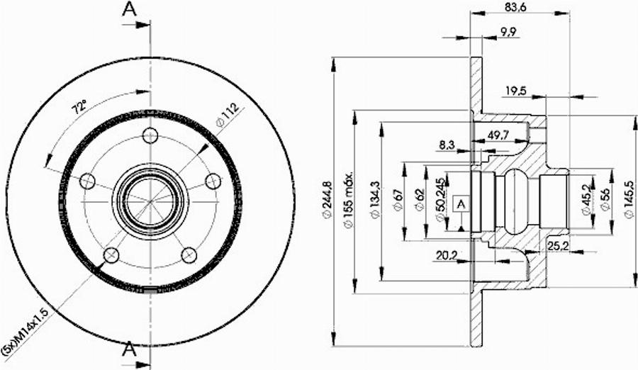 Icer 78BD5606 - Kočioni disk www.molydon.hr