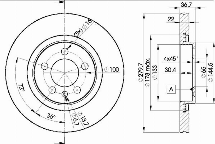 Icer 78BD5603 - Kočioni disk www.molydon.hr