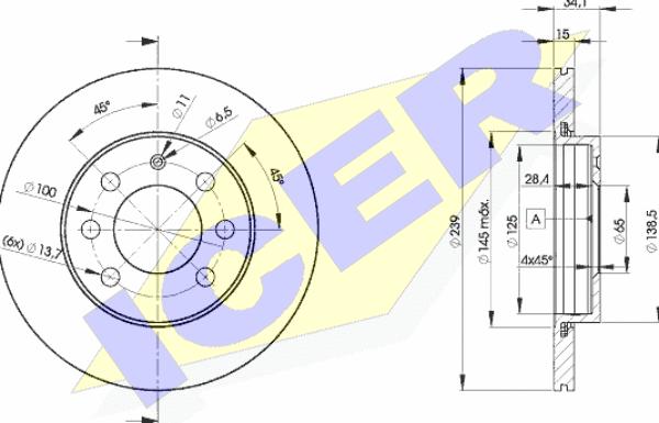 Icer 78BD5607-2 - Kočioni disk www.molydon.hr