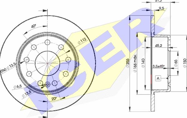 Icer 78BD5616-2 - Kočioni disk www.molydon.hr